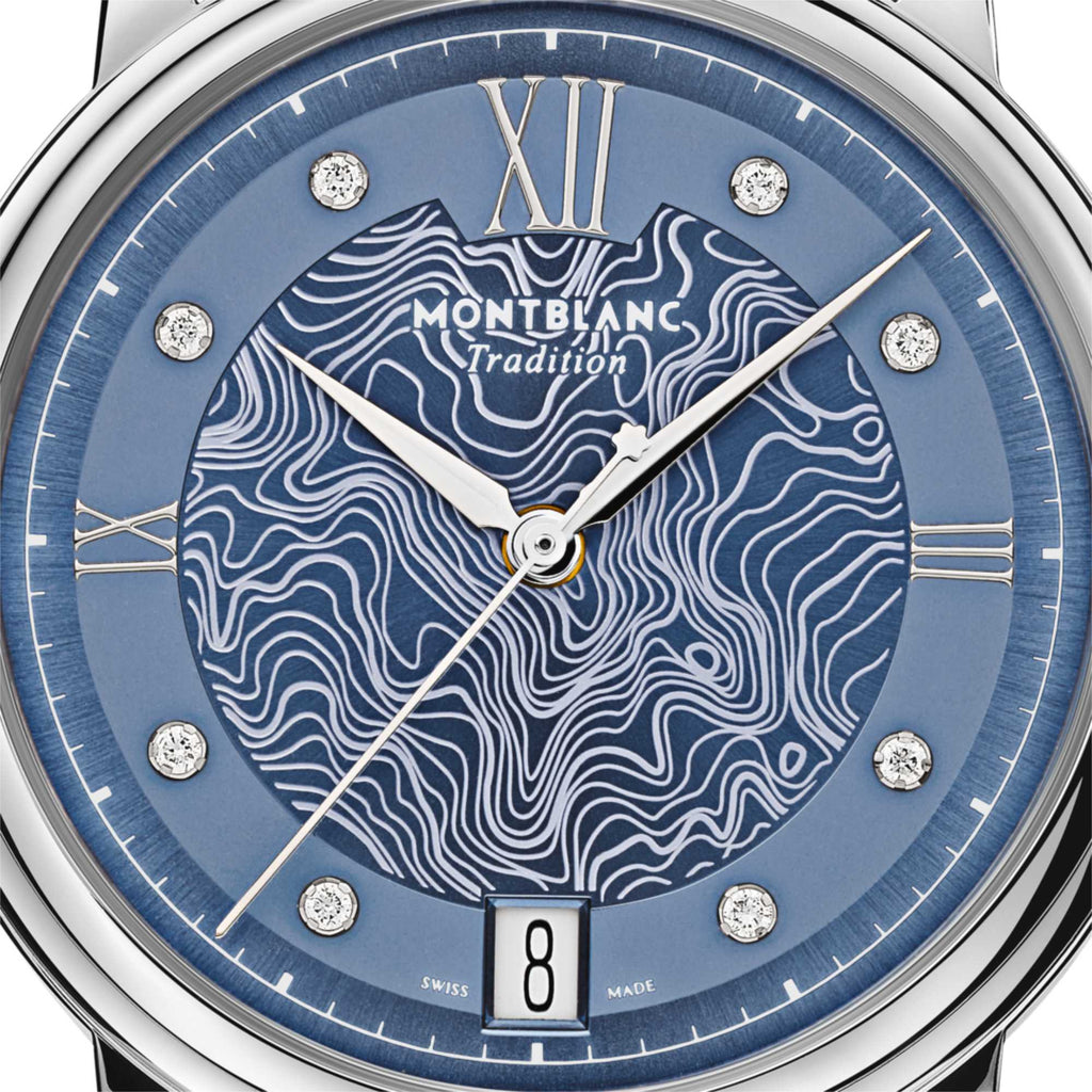 Montblanc Tradition Automatic Date 32 mm (MB131296) aus Edelstahl