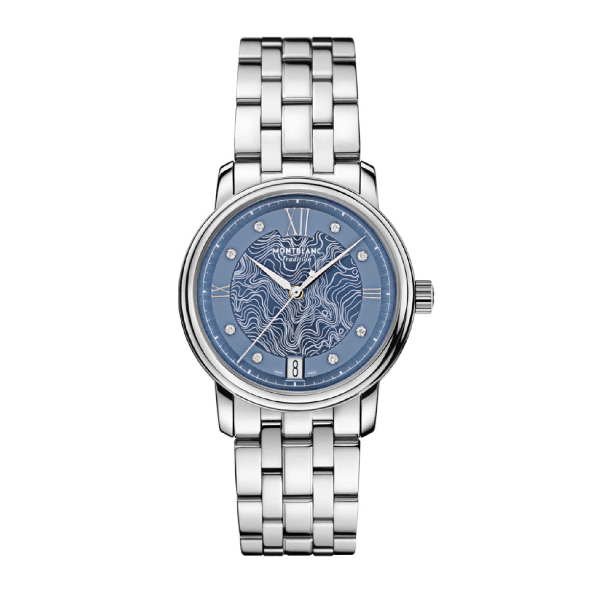Montblanc Tradition Automatic Date 32 mm (MB131297) aus Edelstahl