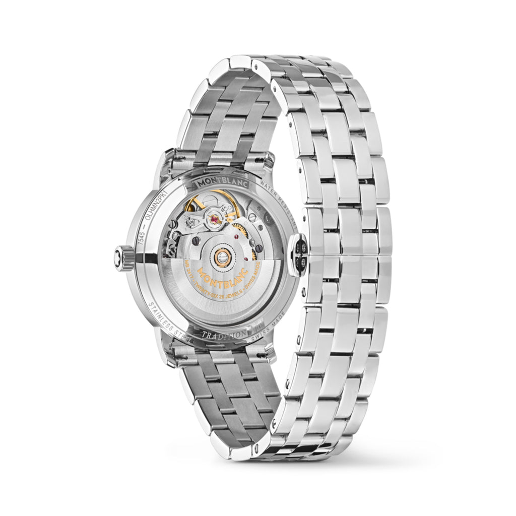 Montblanc Tradition Automatic Date 32 mm (MB131297) aus Edelstahl