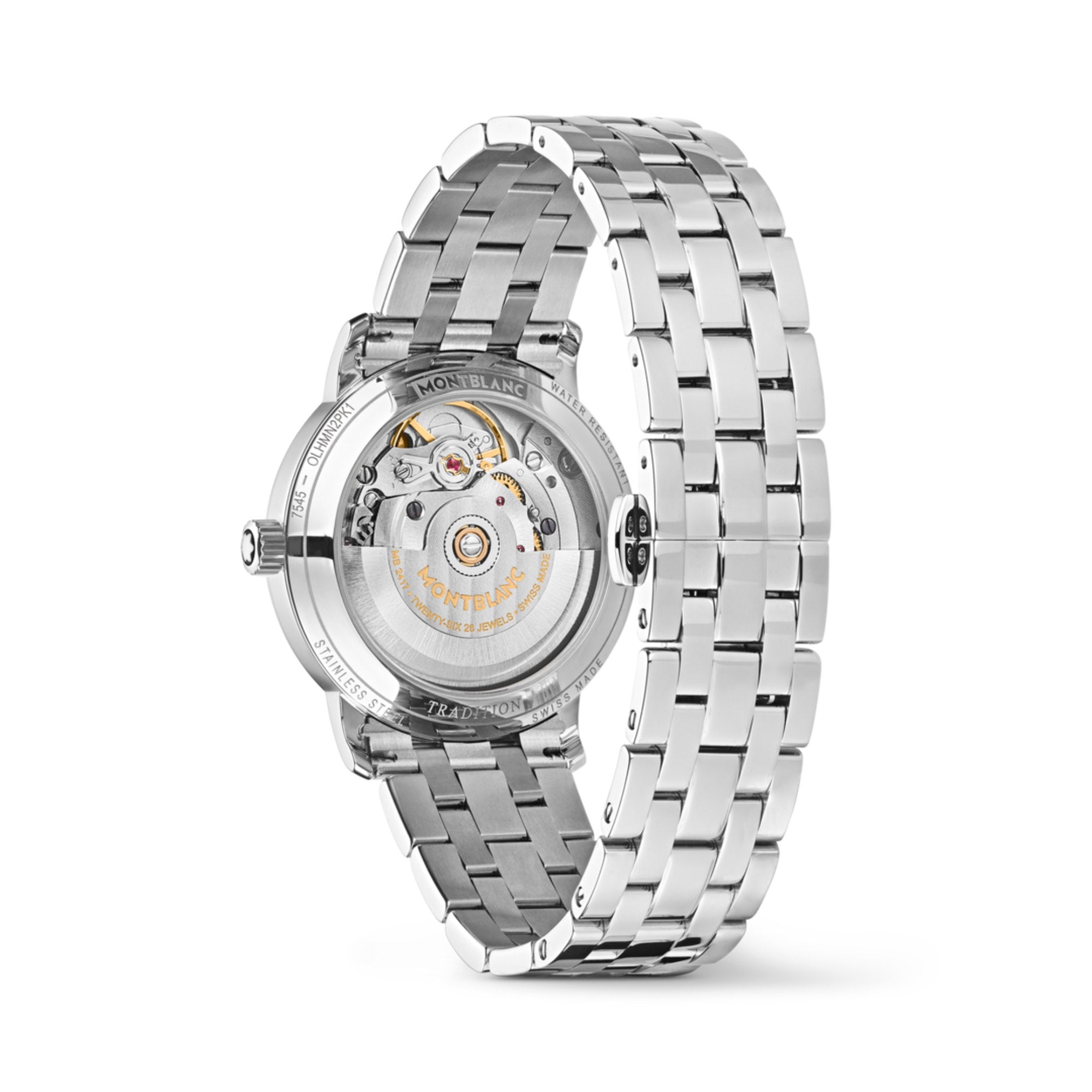 Montblanc Tradition Automatic Date 32 mm (MB131297) aus Edelstahl