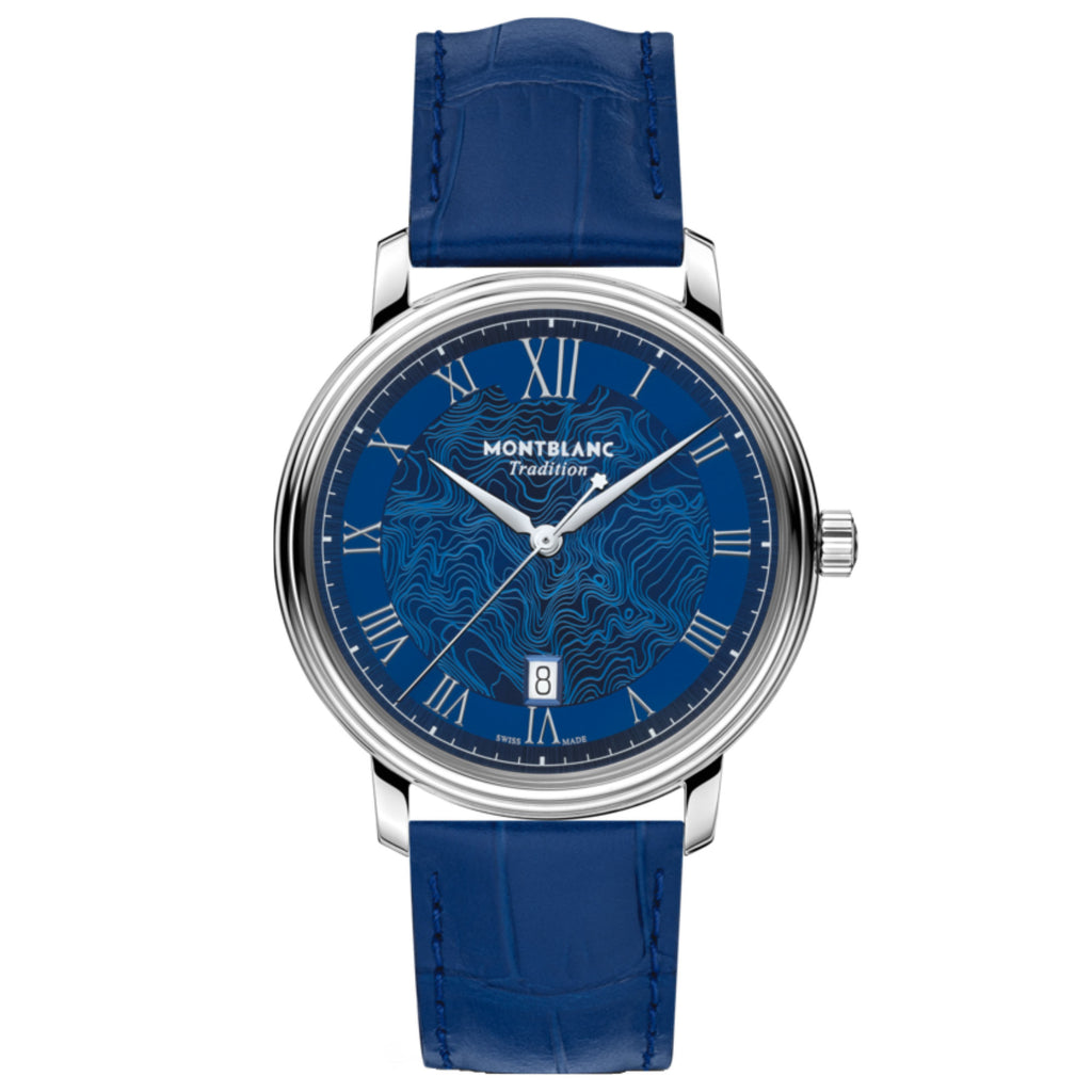 Montblanc Tradition Automatic Date 40 mm (MB131274) aus Edelstahl