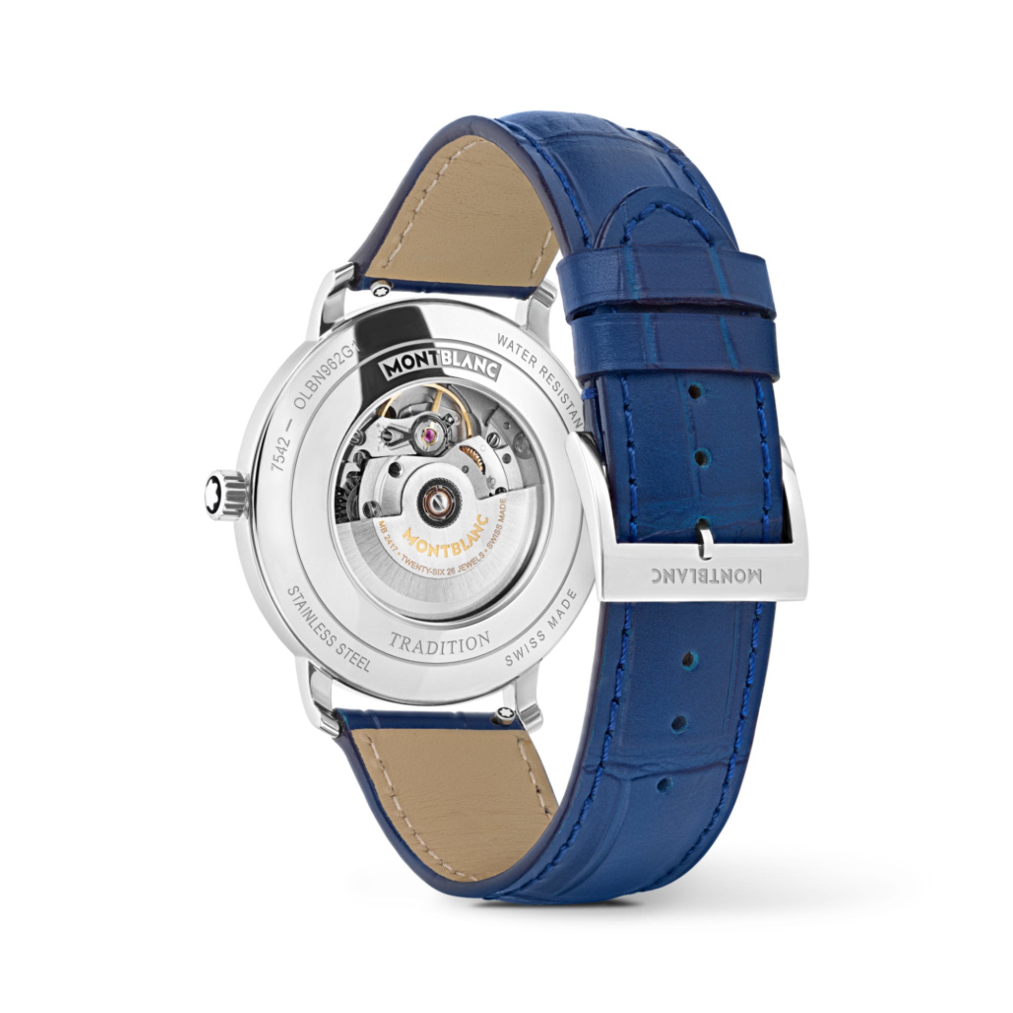 Montblanc Tradition Automatic Date 40 mm (MB131274) aus Edelstahl