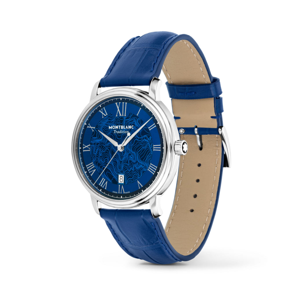 Montblanc Tradition Automatic Date 40 mm (MB131274) aus Edelstahl
