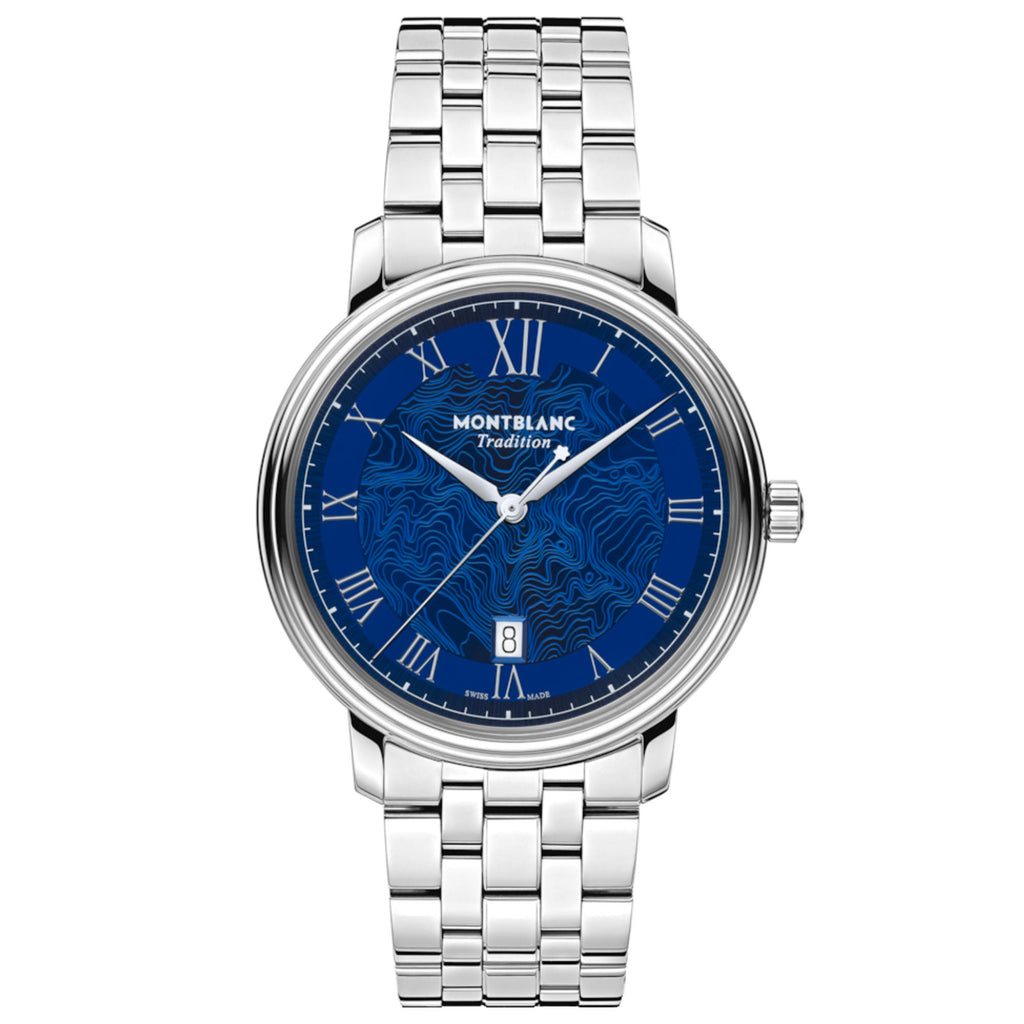 Montblanc Tradition Automatic Date 40 mm (MB131275) aus Edelstahl