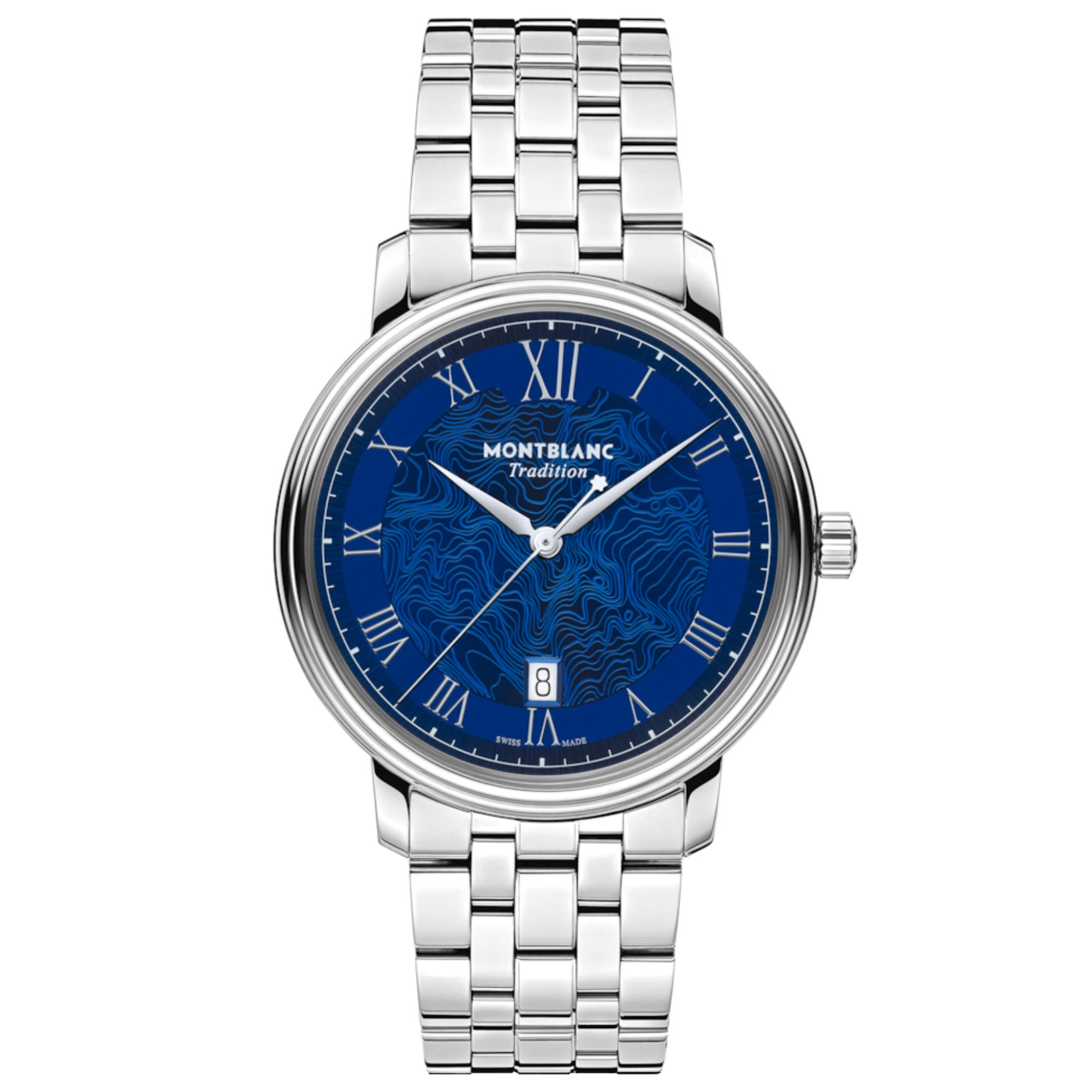 Montblanc Tradition Automatic Date 40 mm (MB131275) aus Edelstahl
