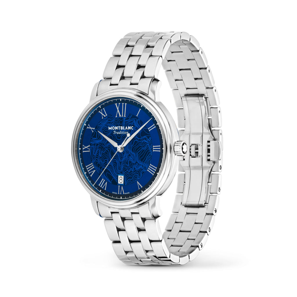 Montblanc Tradition Automatic Date 40 mm (MB131275) aus Edelstahl