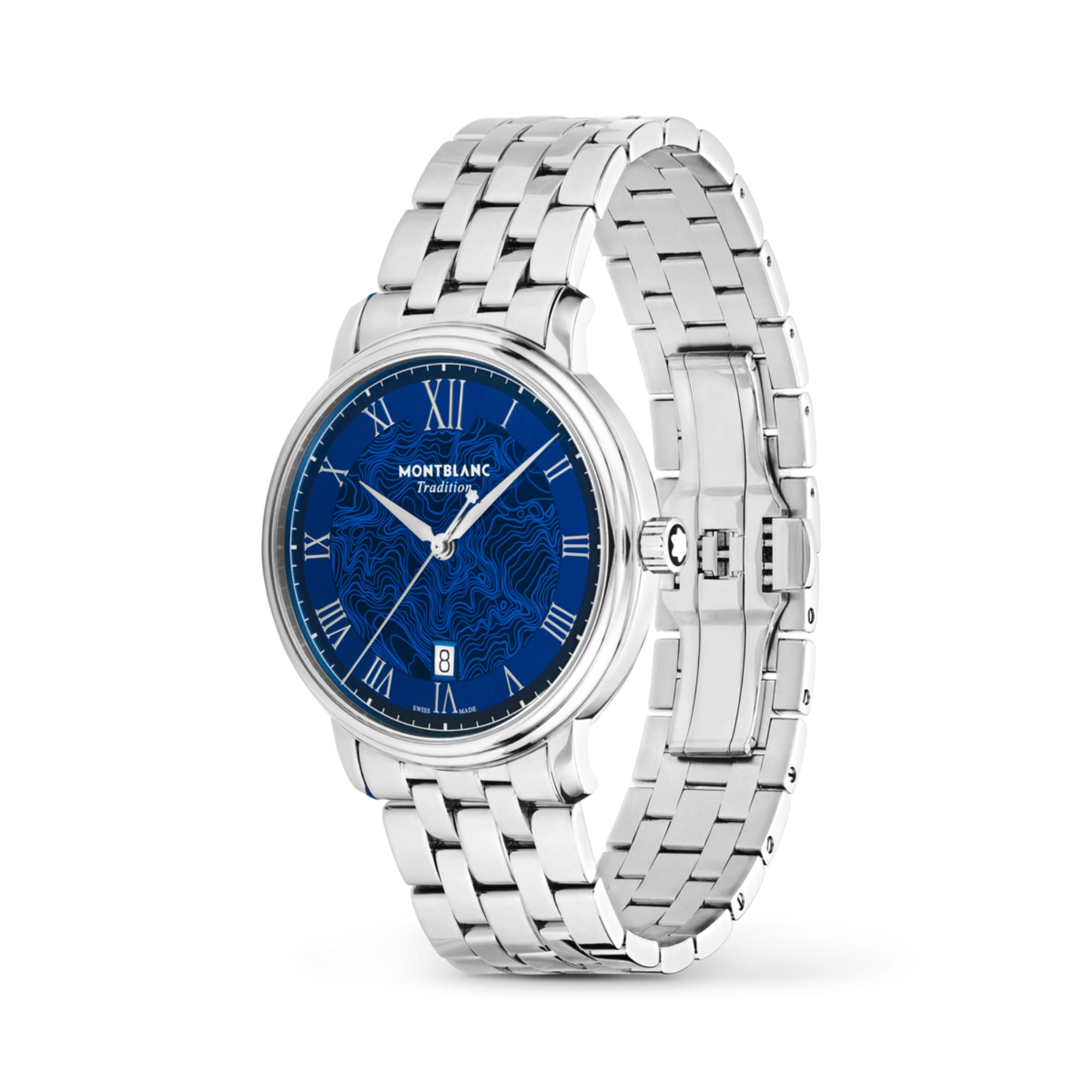 Montblanc Tradition Automatic Date 40 mm (MB131275) aus Edelstahl