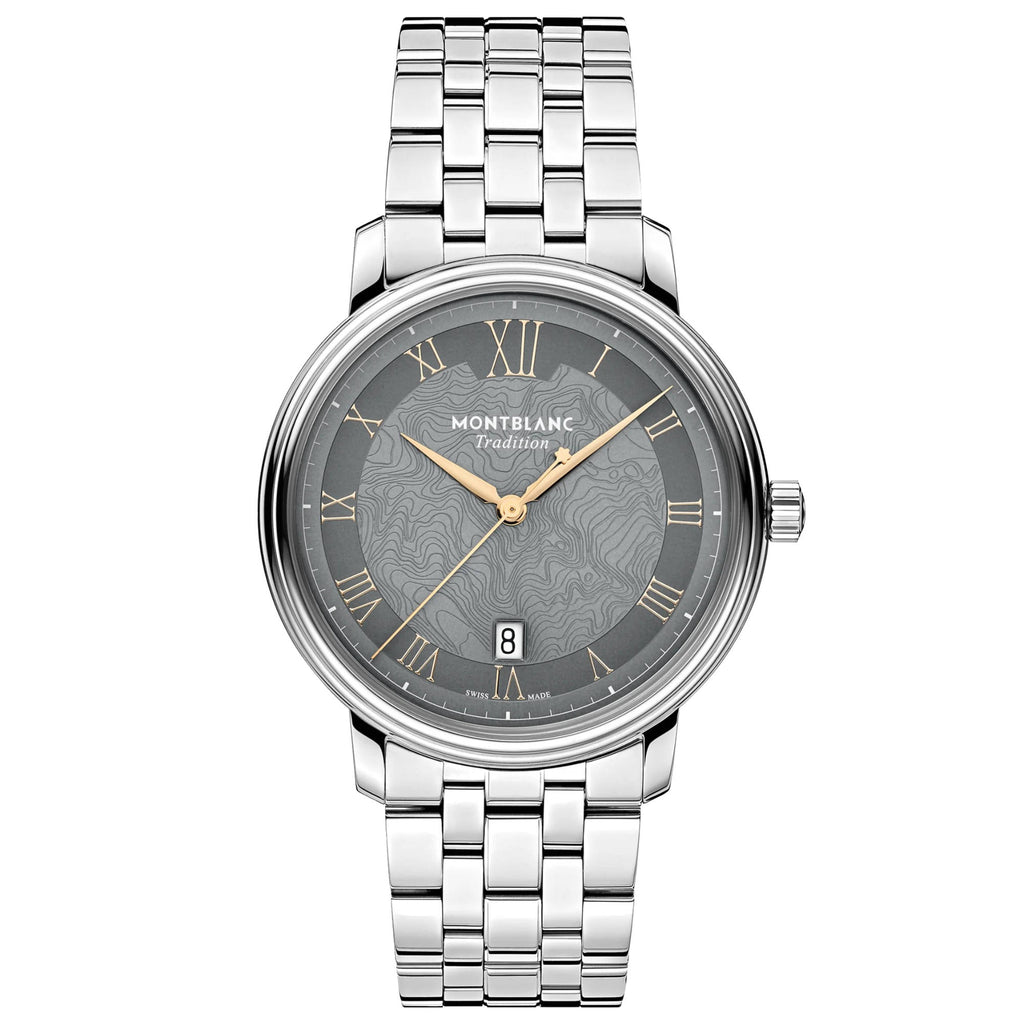 Montblanc Tradition Automatic Date 40 mm (MB132433) aus Edelstahl