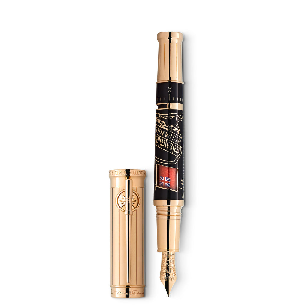 Montblanc Writers Edition Homage to Robert Louis Stevenson Limited Edition 1883 Füllfederhalter (MB129521) mit Perlmutt