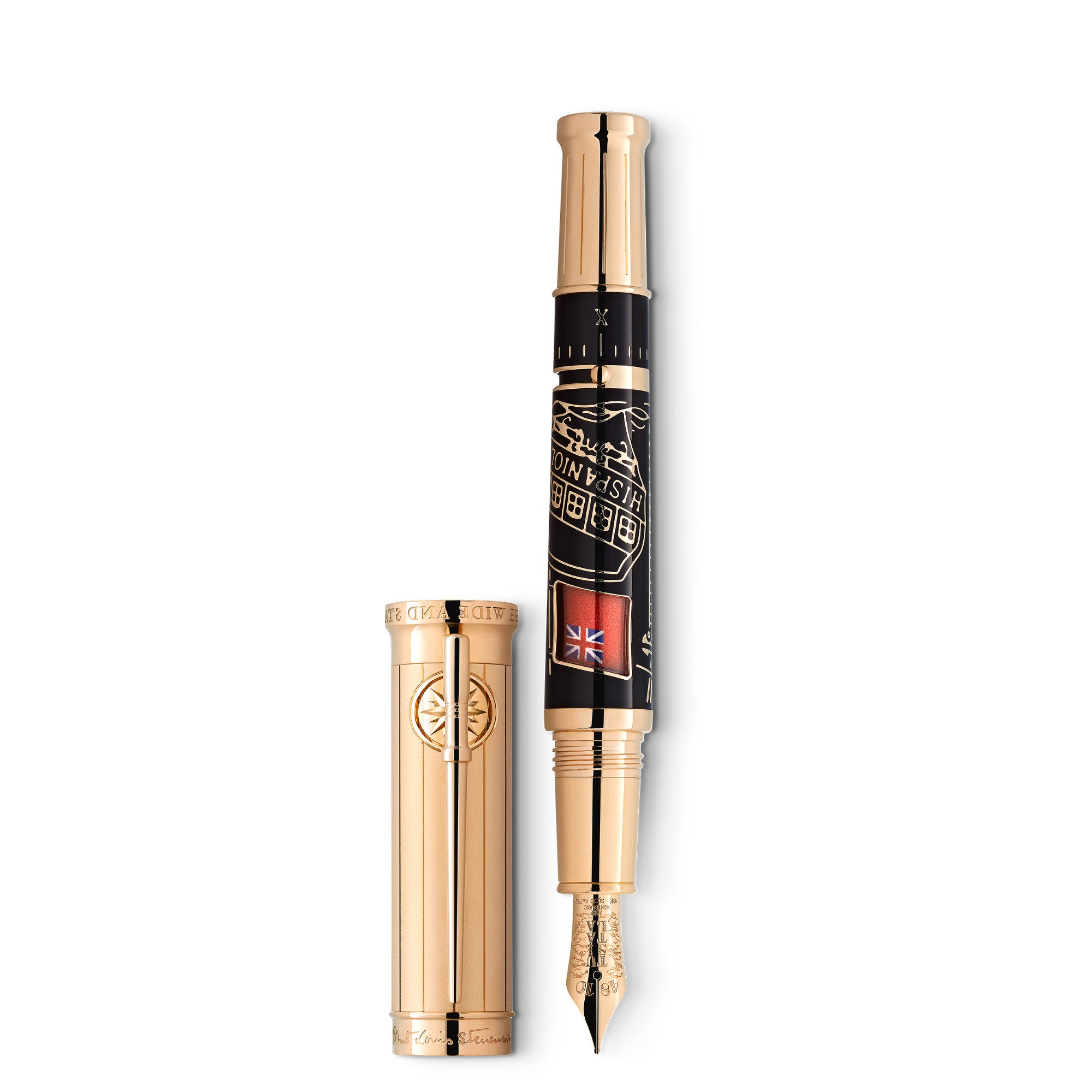 Montblanc Writers Edition Homage to Robert Louis Stevenson Limited Edition 1883 Füllfederhalter (MB129521) mit Perlmutt