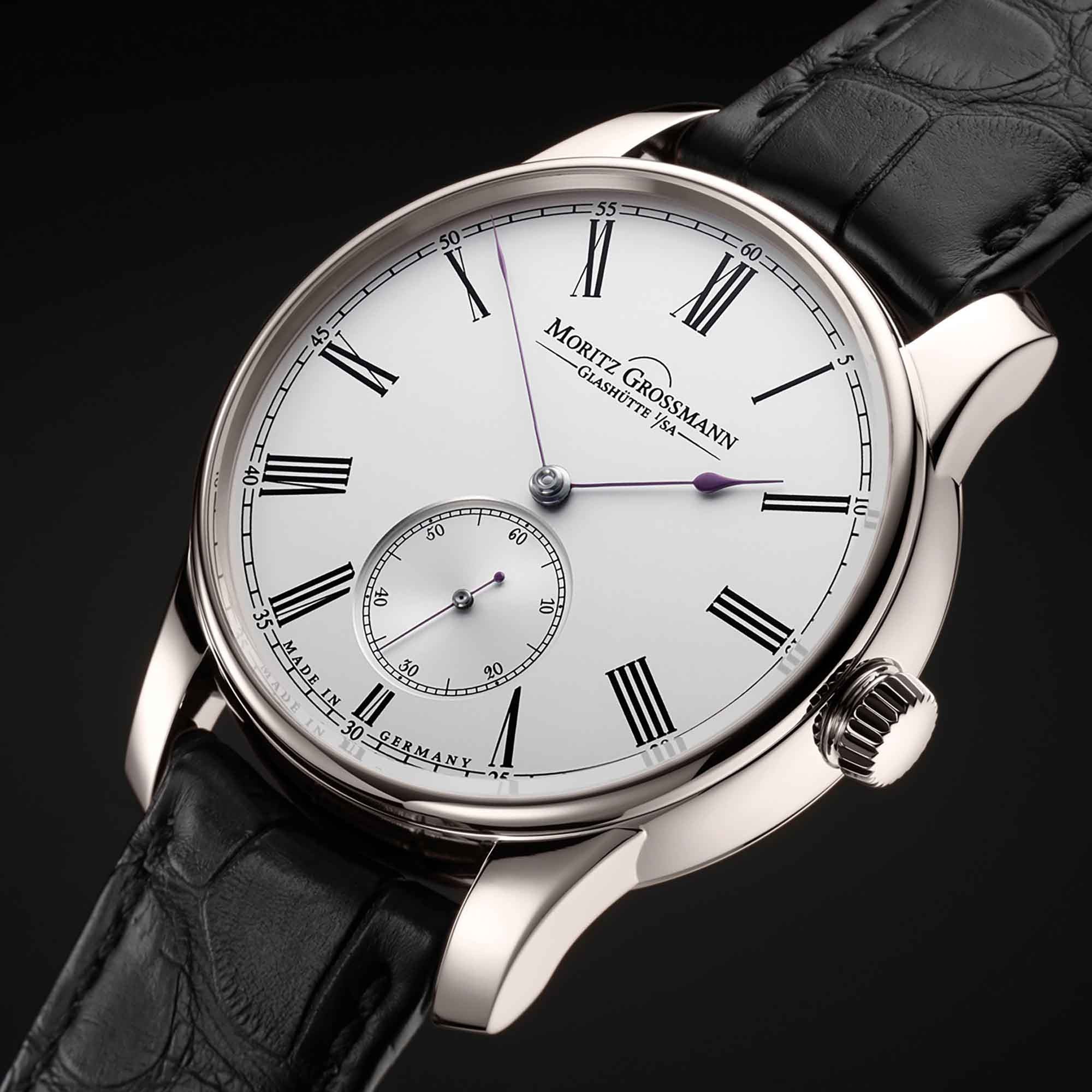 Moritz Grossmann HAMATIC (MG-002303) aus Weißgold, Platin mit Opal