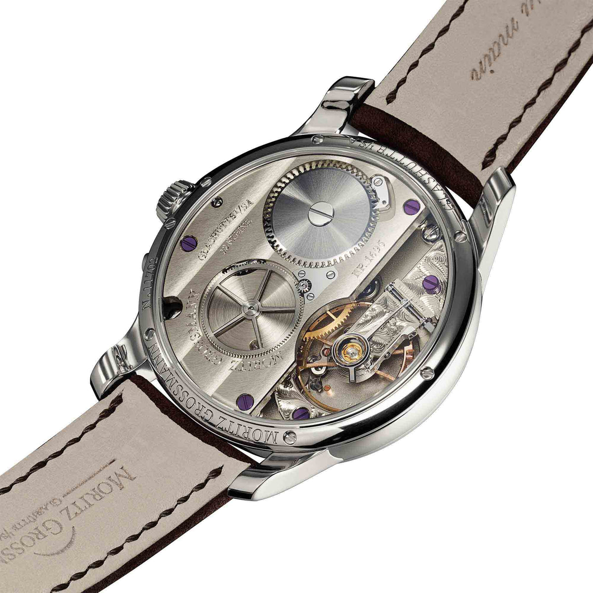 Moritz Grossmann ZENTRALSEKUNDE (MG-002909) aus Platin, Edelstahl