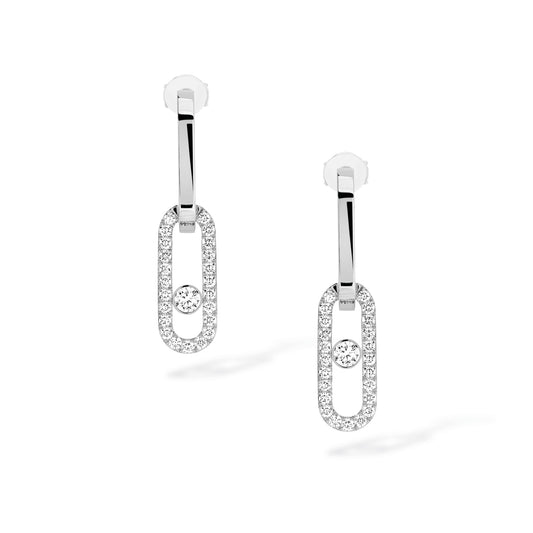 Move Link Ohrhänger, Weißgold • Diamant von Messika (12469-WG)