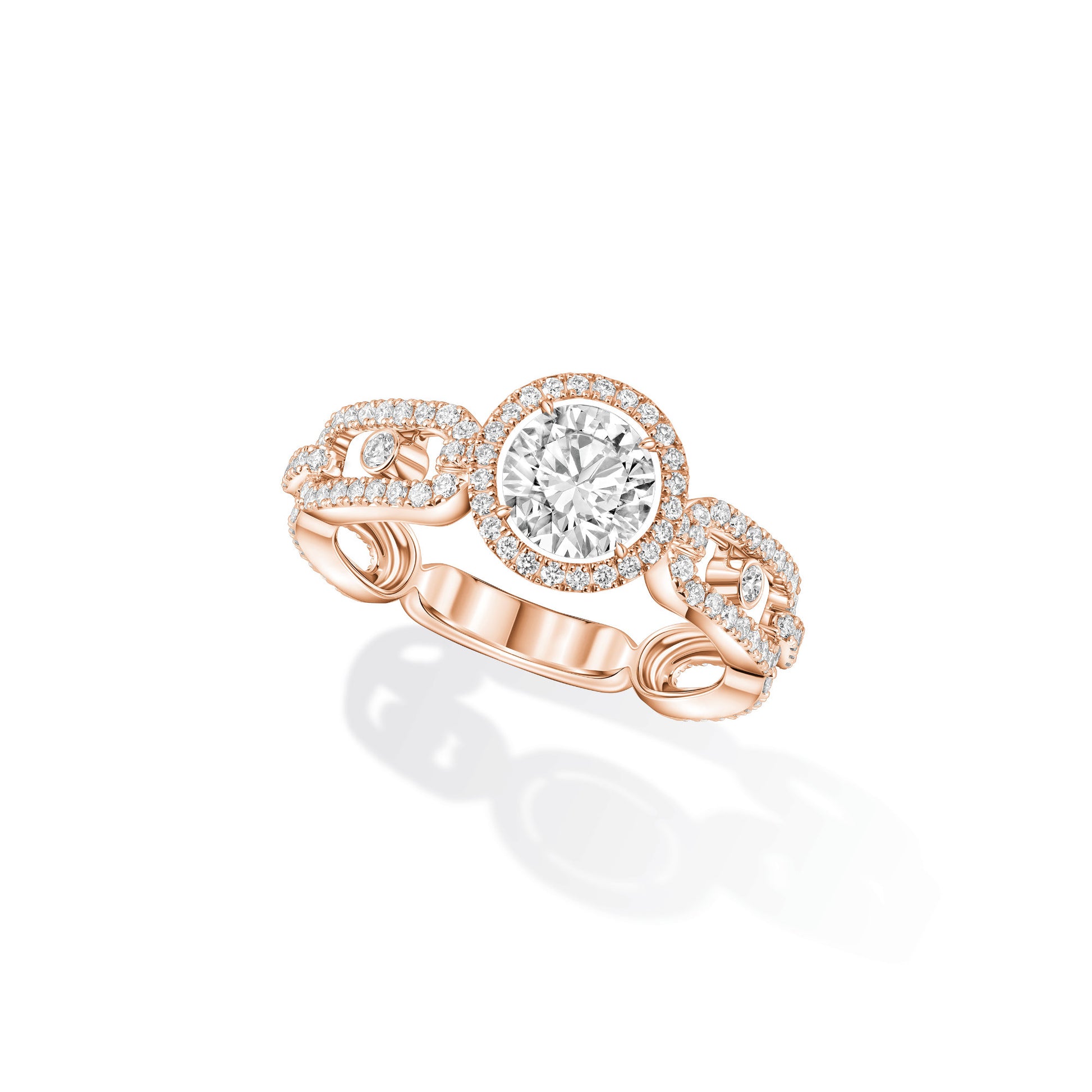 Move Link Ring, Roségold • Diamant von Messika (13749-PG)