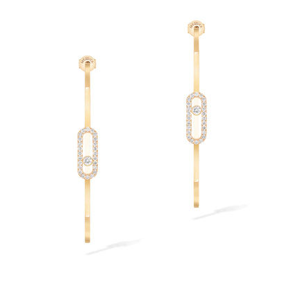 Move Uno Creolen , Gelbgold • Diamant von Messika (12468-YG)