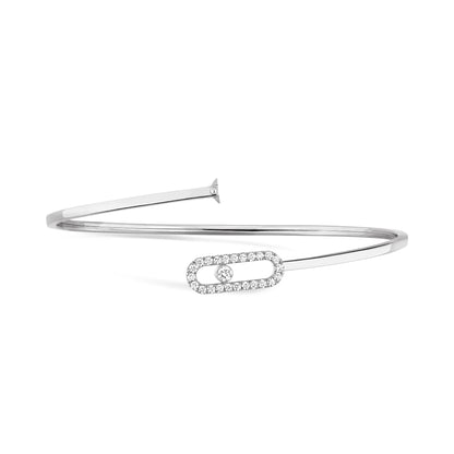 Move Uno Flex Armreif , Weißgold • Diamant von Messika (12057-WG)