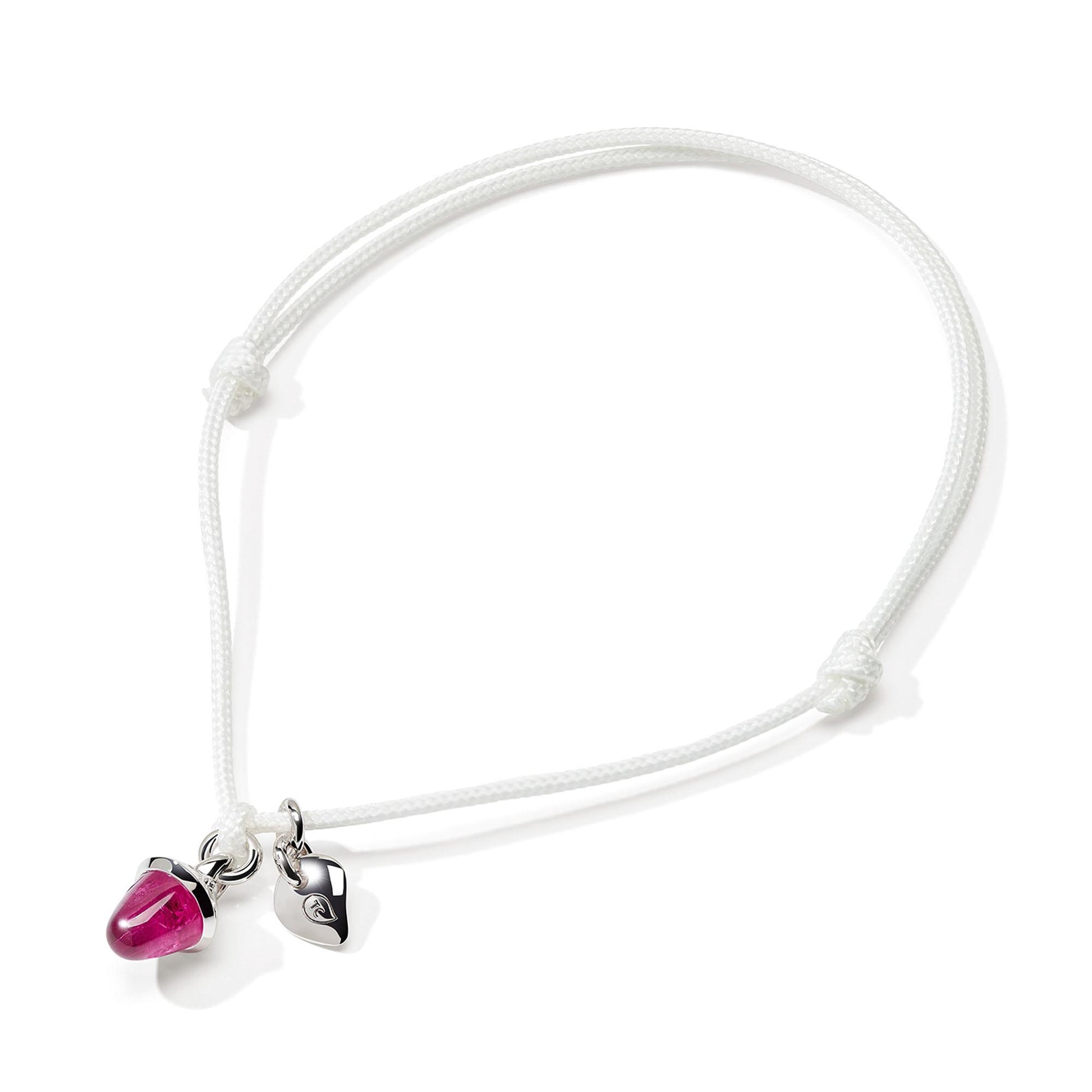 myMIKADO Armband Rosa Turmalin, Weißgold • Turmalin von Tamara Comolli (B-MM-TuRo-wg)