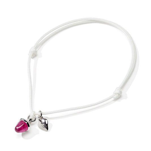 myMIKADO Armband Rosa Turmalin, Weißgold • Turmalin von Tamara Comolli (B-MM-TuRo-wg)
