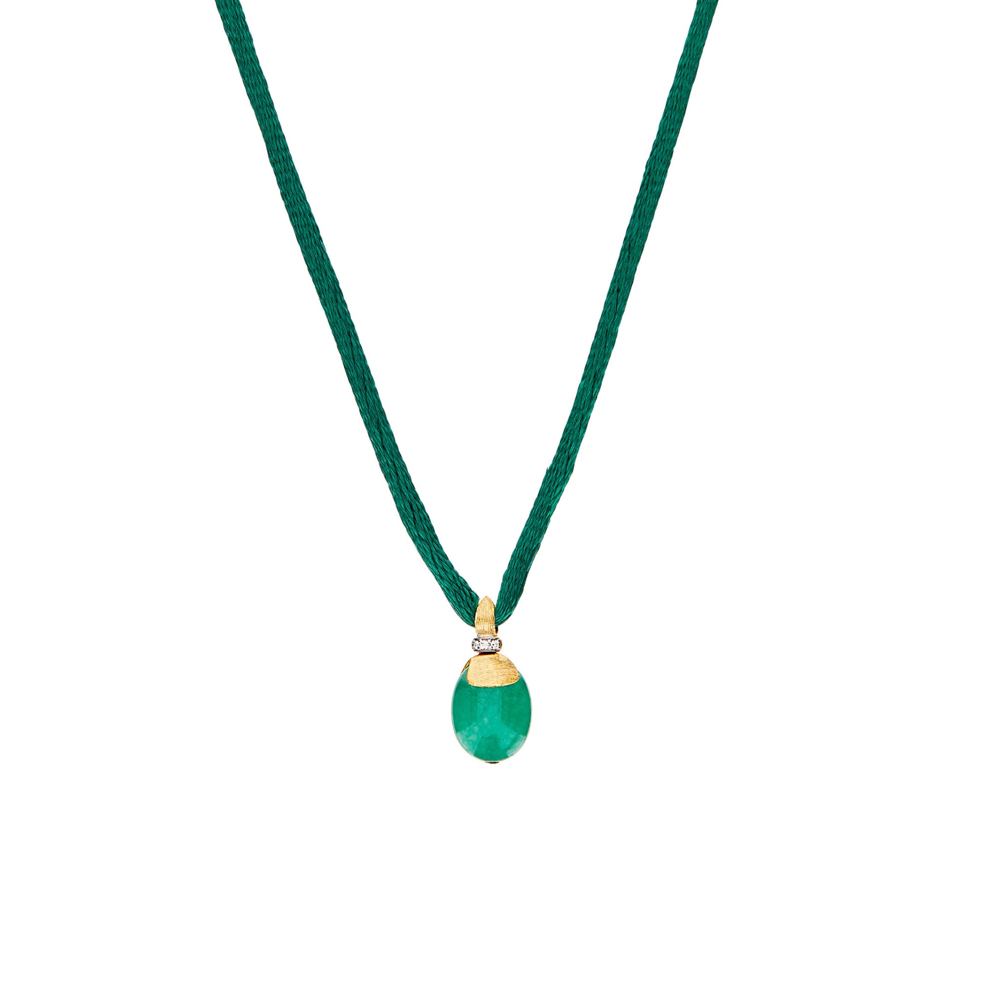 Amazzonia Anhänger, Gelbgold • Diamant von Nanis (PS17-603)