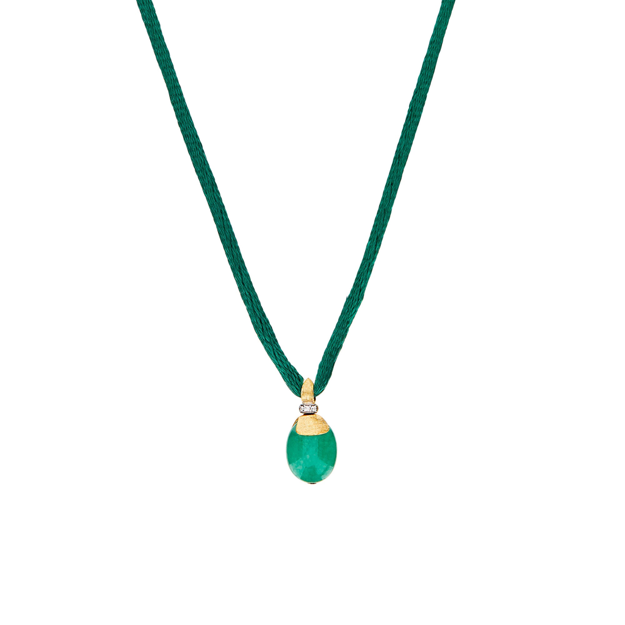 Nanis Amazzonia Anhänger (PS17-603) aus Gelbgold mit Diamant
