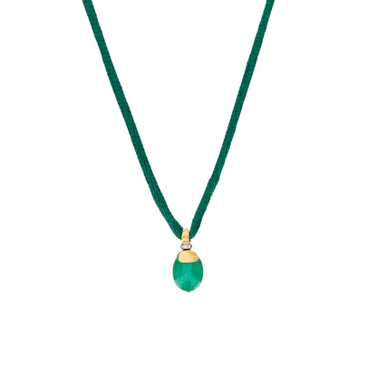 Amazzonia Anhänger, Gelbgold • Diamant von Nanis (PS17-603)