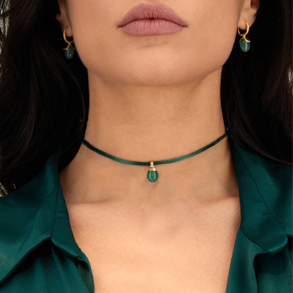 Amazzonia Anhänger, Gelbgold • Diamant von Nanis (PS17-603)