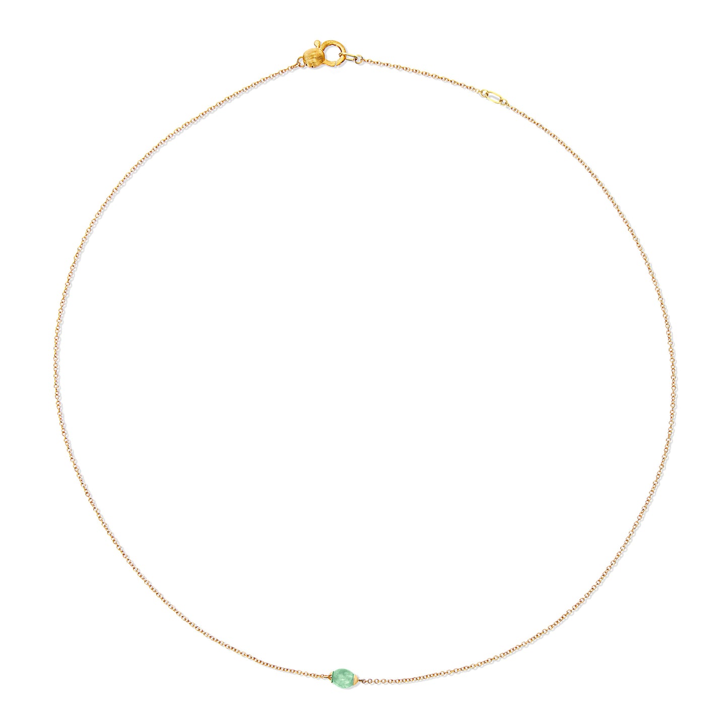 Amazzonia Halskette, Gelbgold von Nanis (CN3-603)