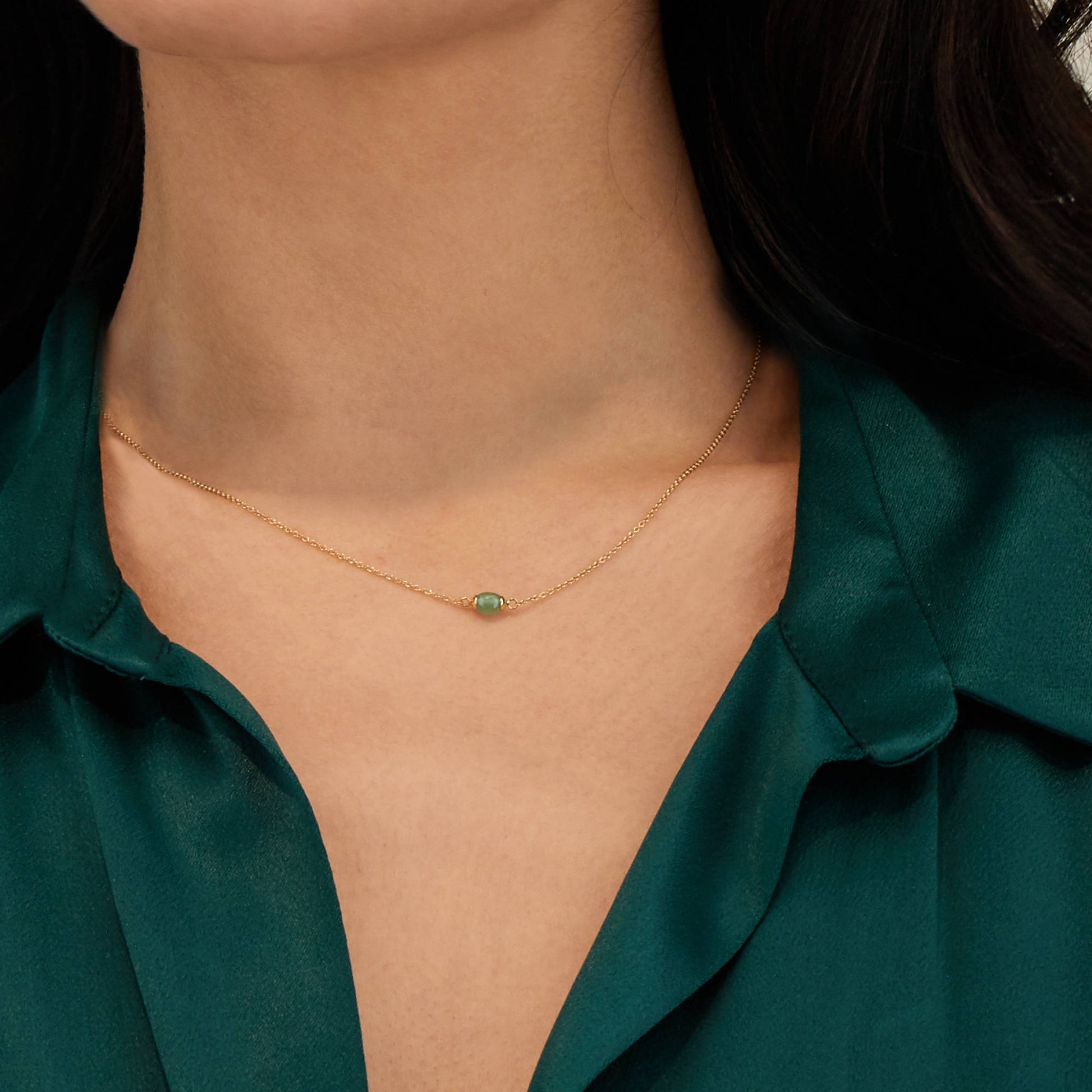 Amazzonia Halskette, Gelbgold von Nanis (CN3-603)