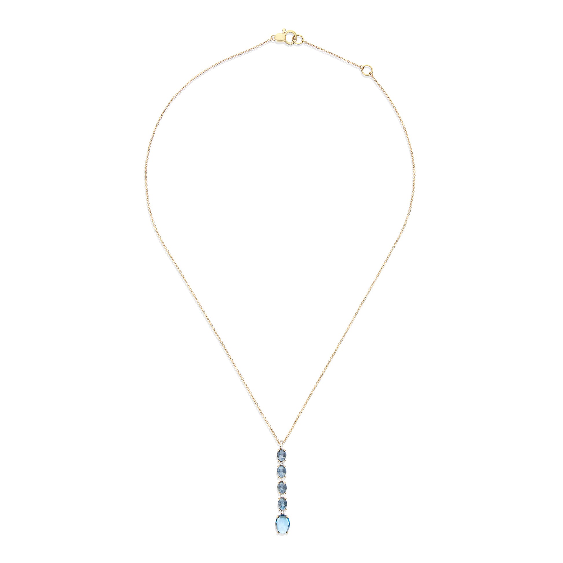 Azure Halskette, Gelbgold • Diamant • Topas von Nanis (CS21-597)