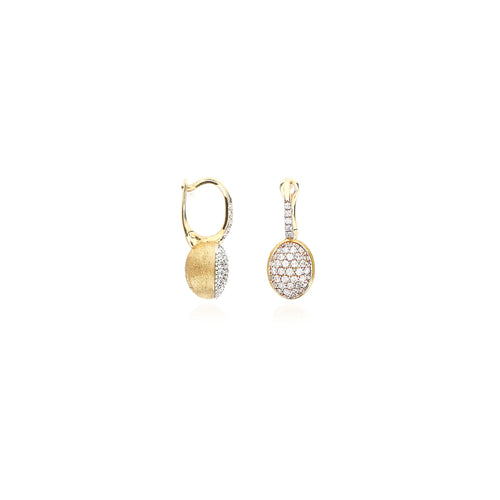 Nanis Baby Ciliegine Ohrringe (OS42-583) aus Gelbgold mit Diamant