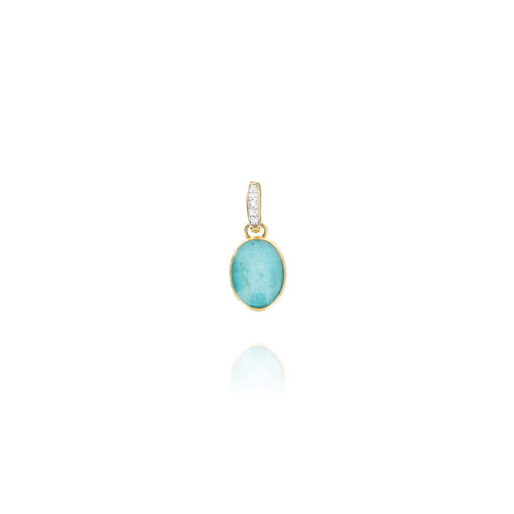 Nanis Boules Charm (PS1-609) aus Gelbgold mit Diamant
