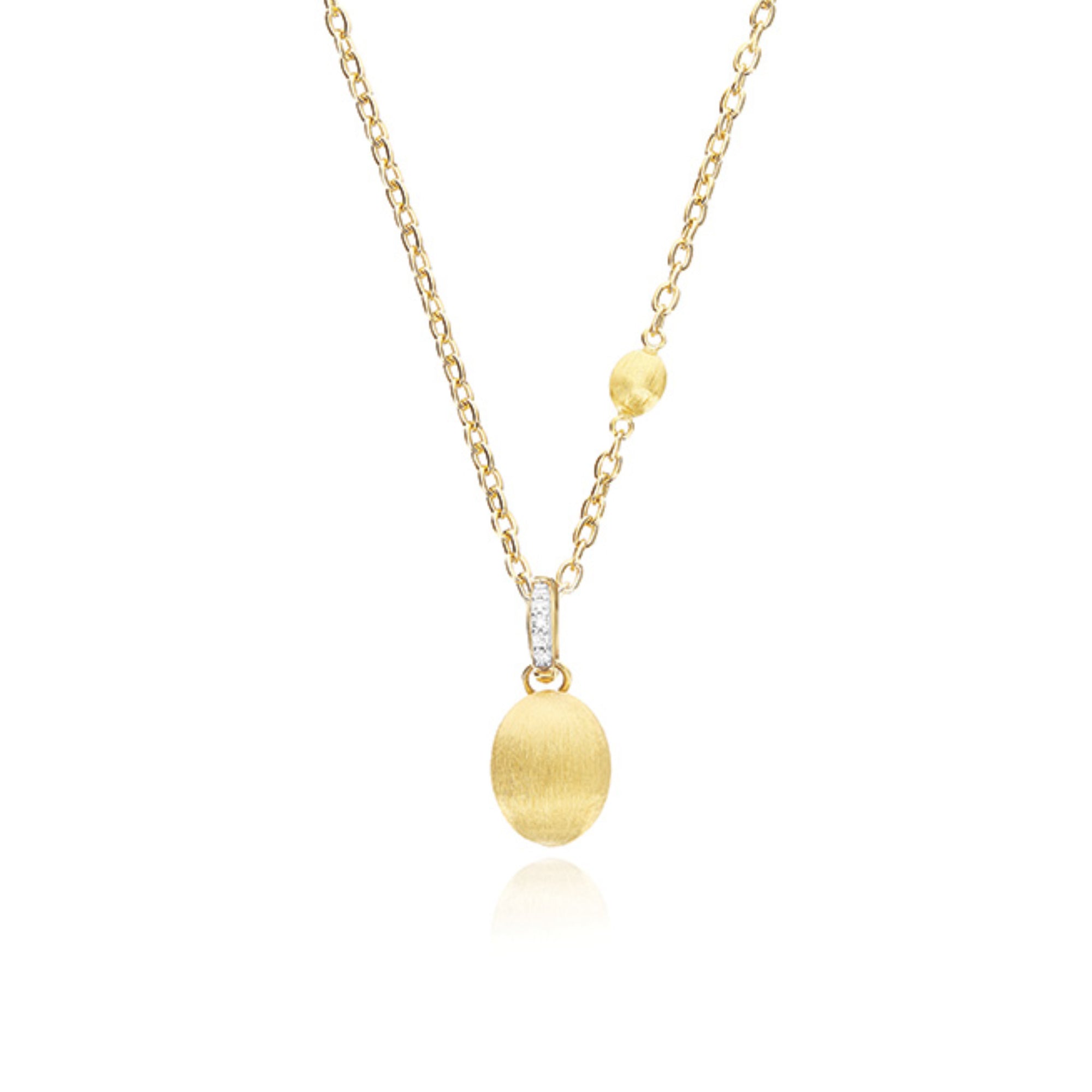 Nanis Boules Charm (PS13-609) aus Gelbgold mit Diamant