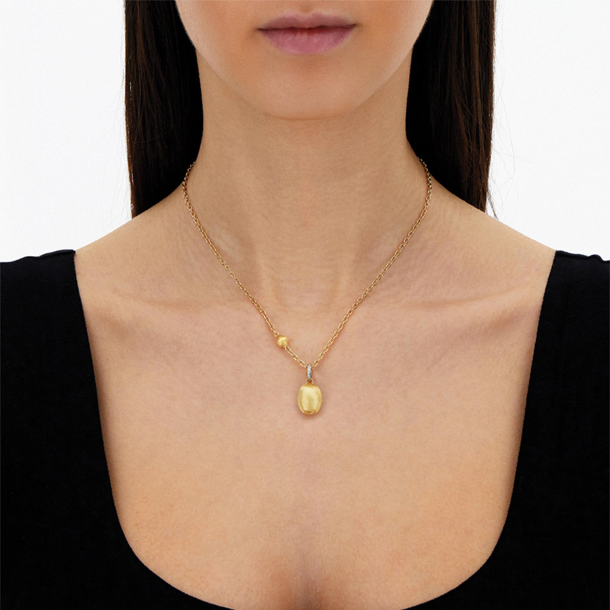 Nanis Boules Charm (PS15-609) aus Gelbgold mit Diamant