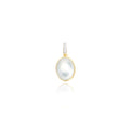 Nanis Boules Charm (PS23-609) aus Gelbgold mit Diamant und Perlmutt