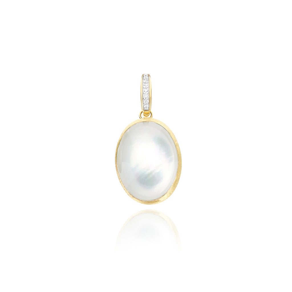 Nanis Boules Charm (PS24-609) aus Gelbgold mit Diamant und Perlmutt