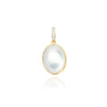 Nanis Boules Charm (PS24-609) aus Gelbgold mit Diamant und Perlmutt