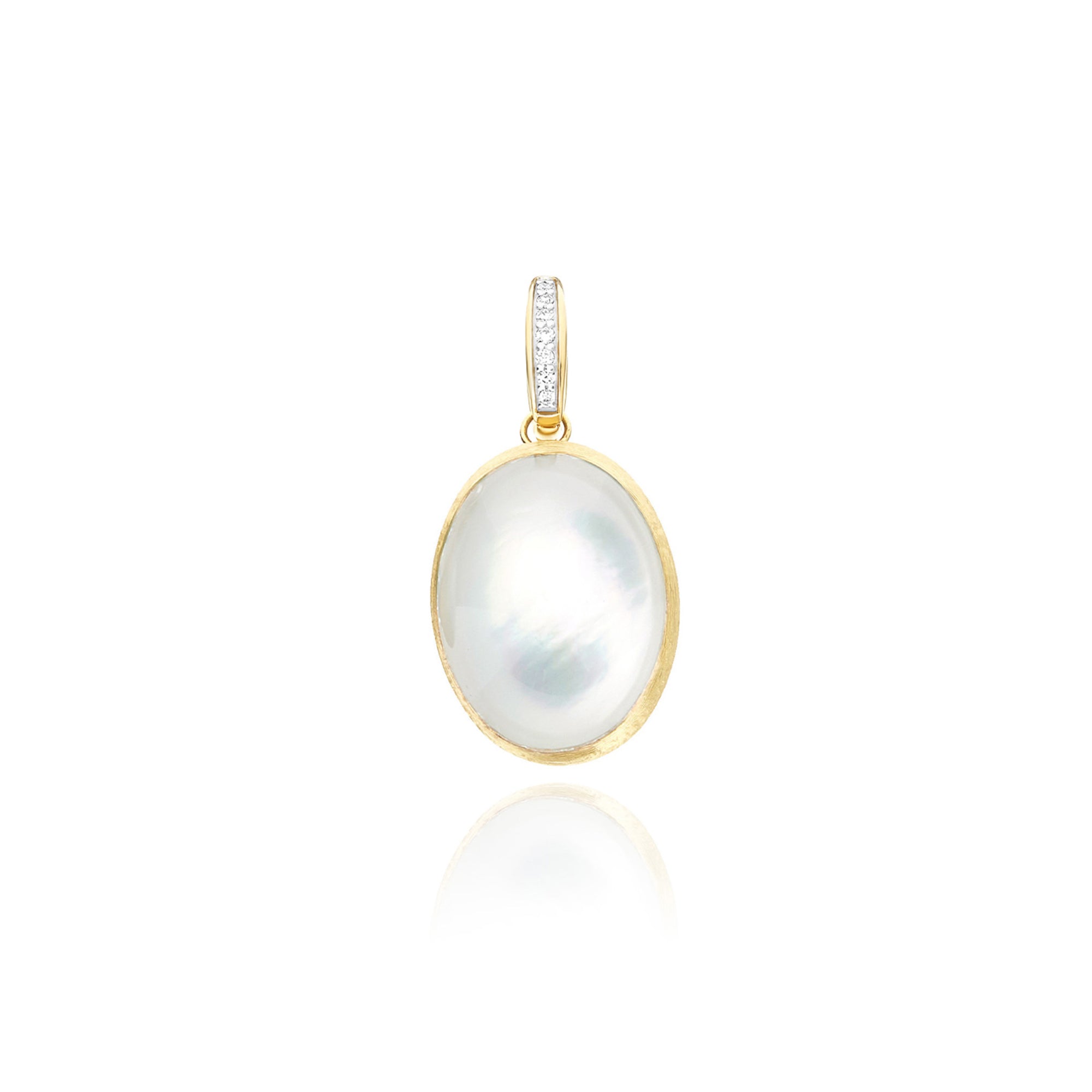 Nanis Boules Charm (PS24-609) aus Gelbgold mit Diamant und Perlmutt