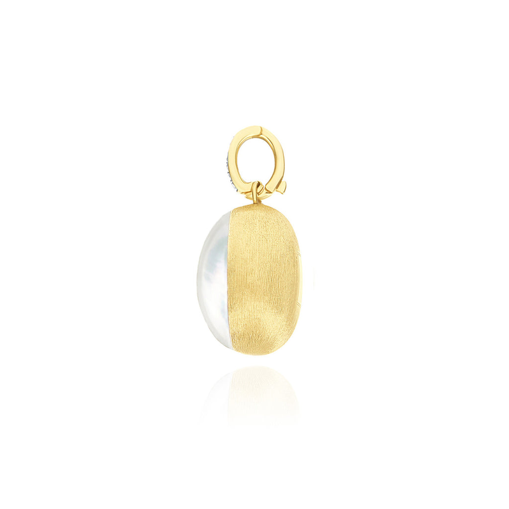 Nanis Boules Charm (PS24-609) aus Gelbgold mit Diamant und Perlmutt