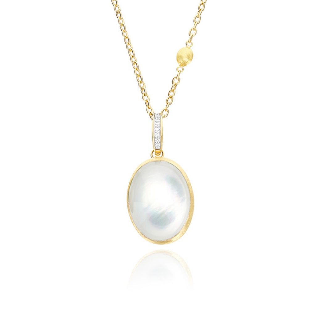 Nanis Boules Charm (PS24-609) aus Gelbgold mit Diamant und Perlmutt