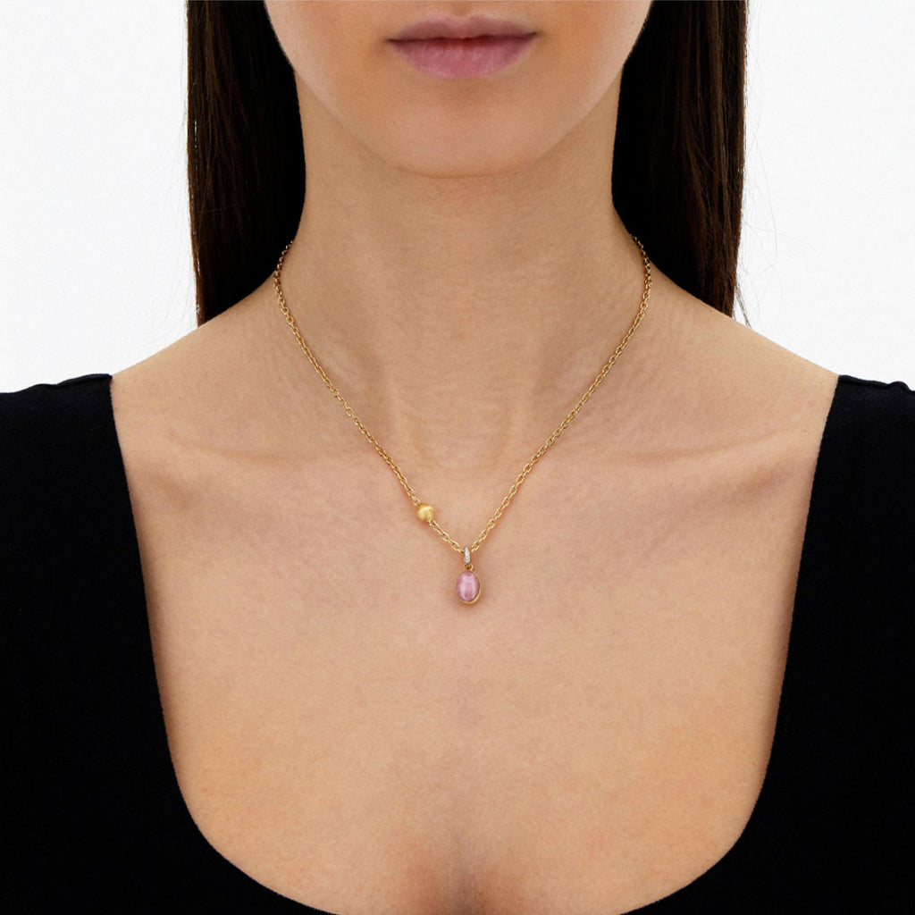 Nanis Boules Charm (PS3-609) aus Gelbgold mit Diamant