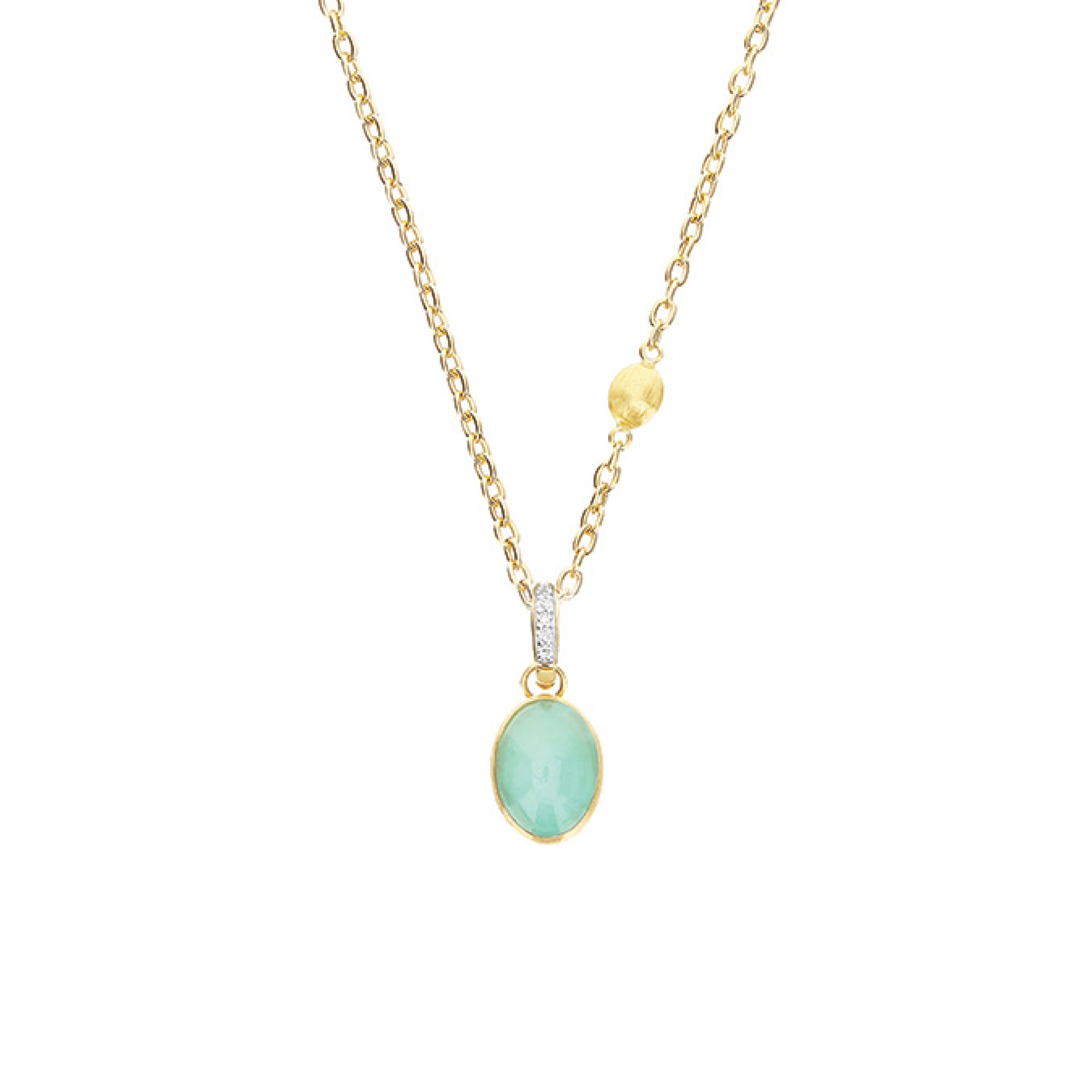 Nanis Boules Charm (PS4-609) aus Gelbgold mit Diamant