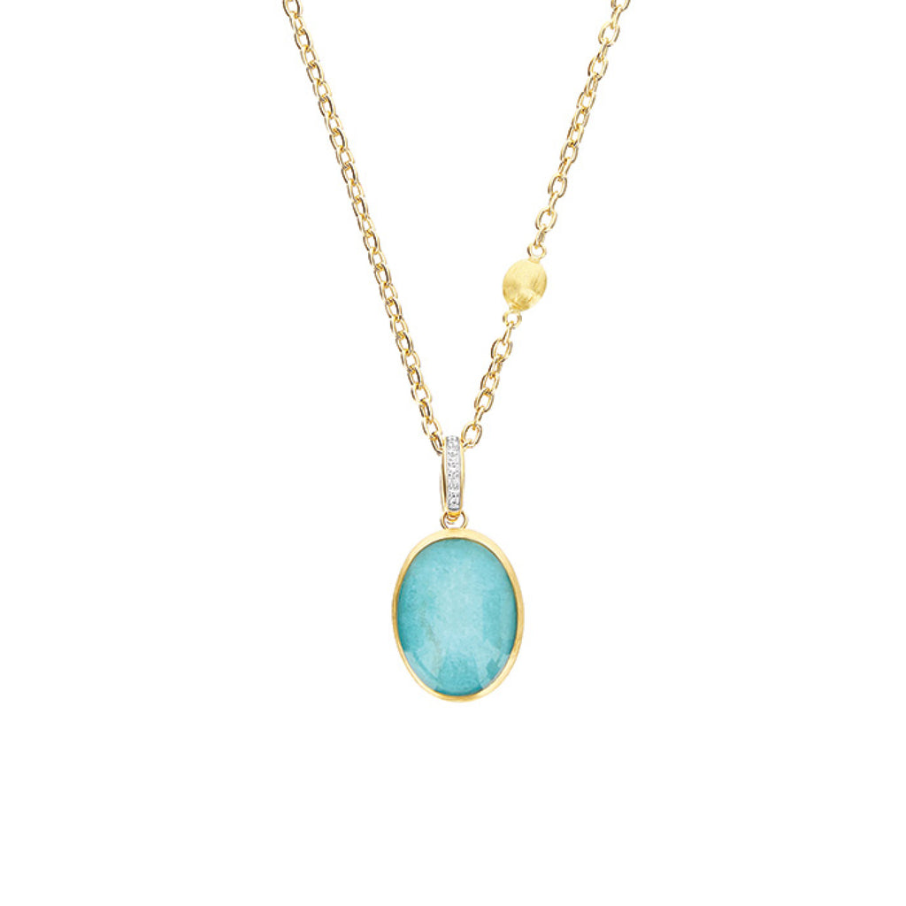 Nanis Boules Charm (PS5-609) aus Gelbgold mit Diamant