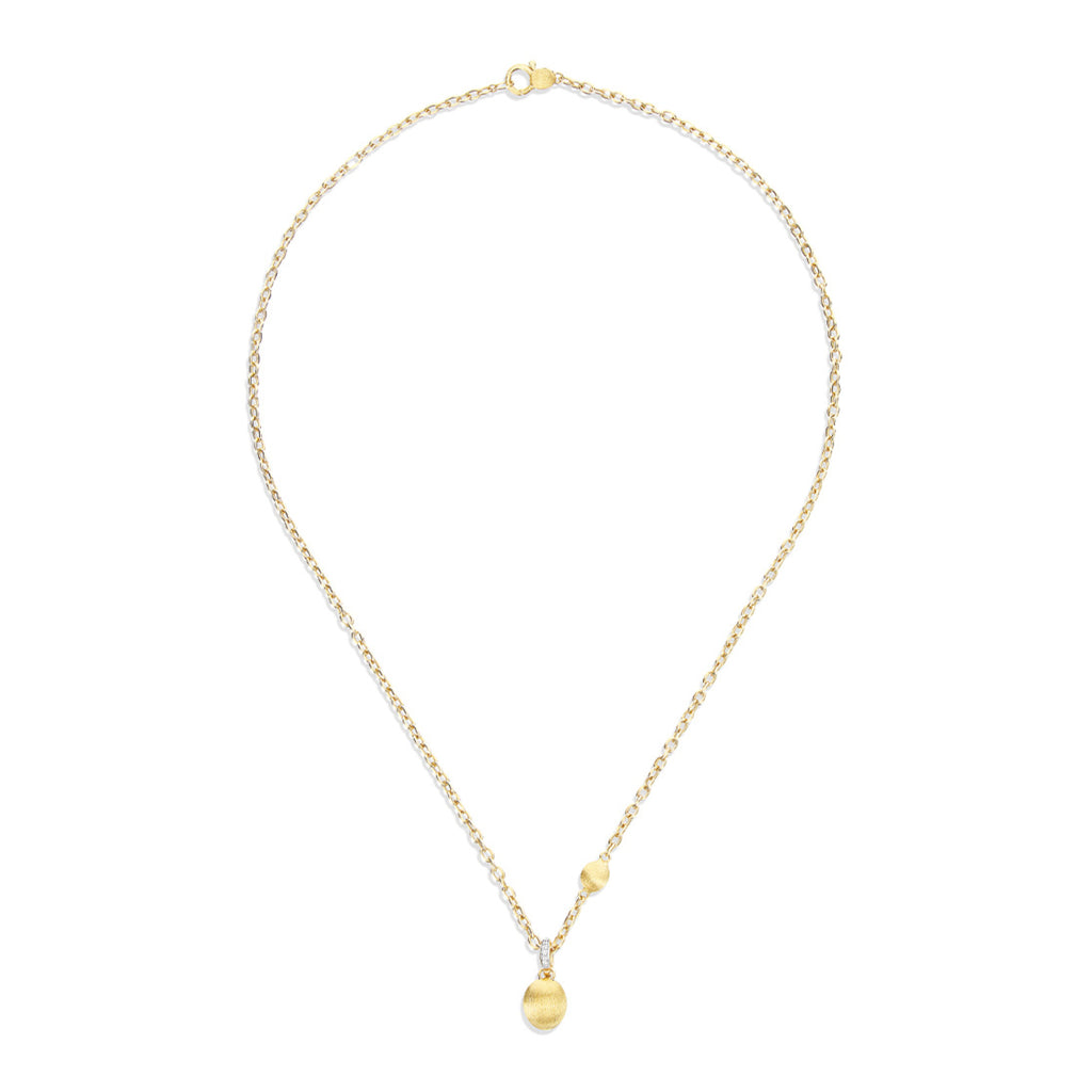 Nanis Boules Halskette (CN1-609) aus Gelbgold