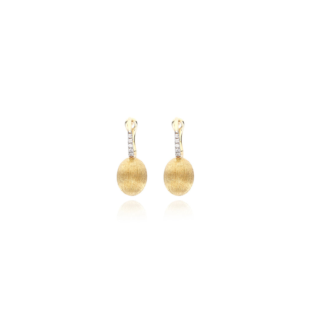 Nanis Boules Ohrhänger (OS41-583) aus Gelbgold mit Diamant