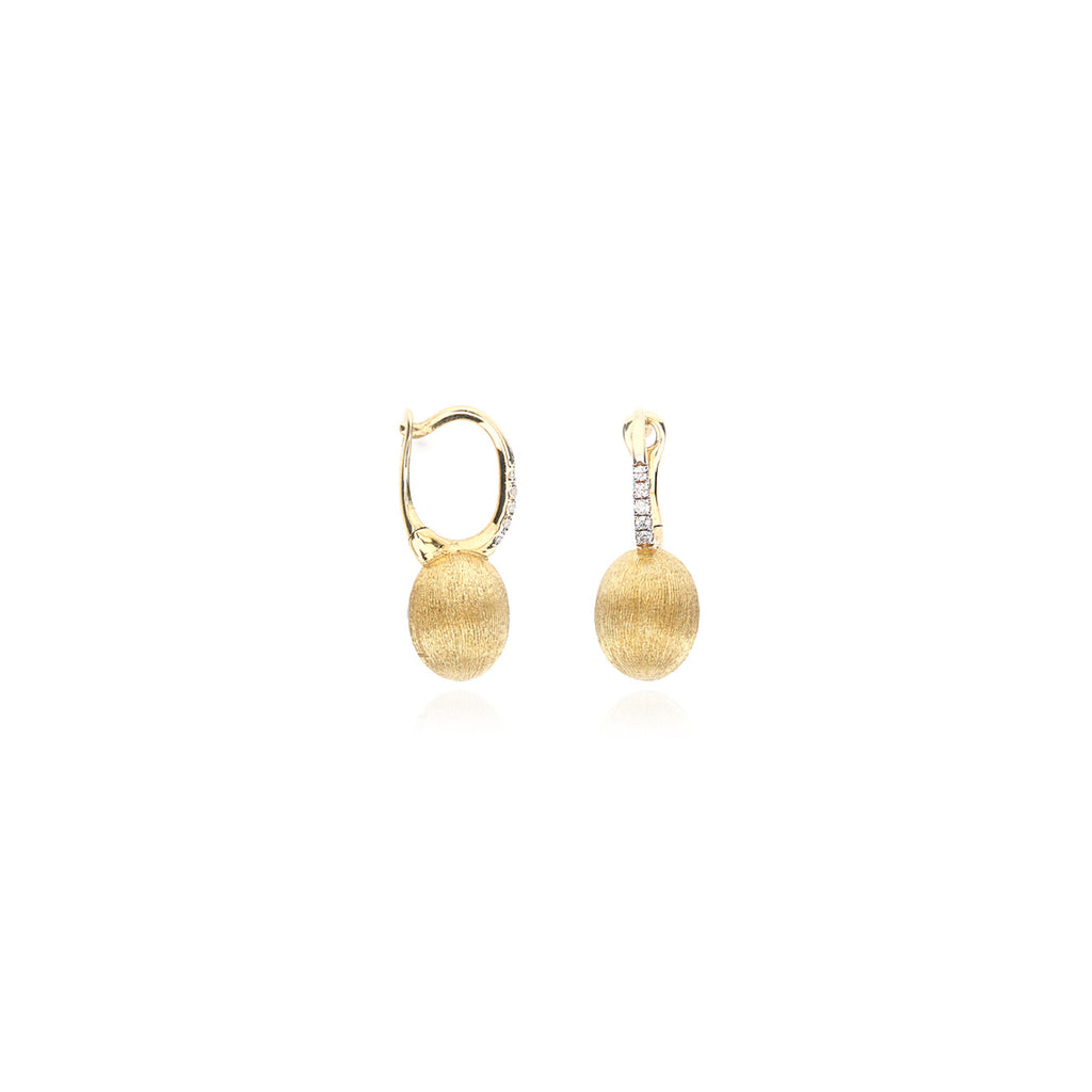 Nanis Boules Ohrhänger (OS41-583) aus Gelbgold mit Diamant