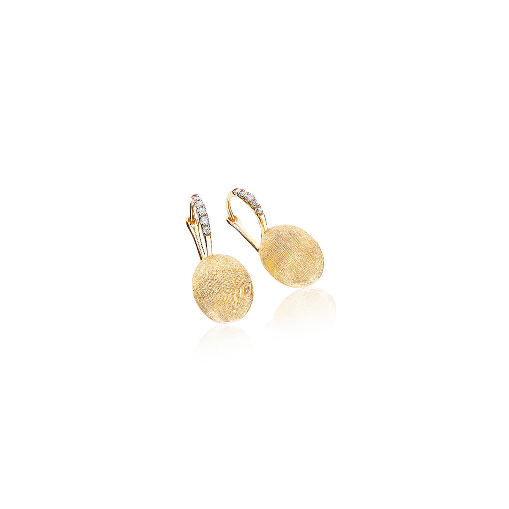 Nanis Boules Ohrhänger (OS41-583) aus Gelbgold mit Diamant
