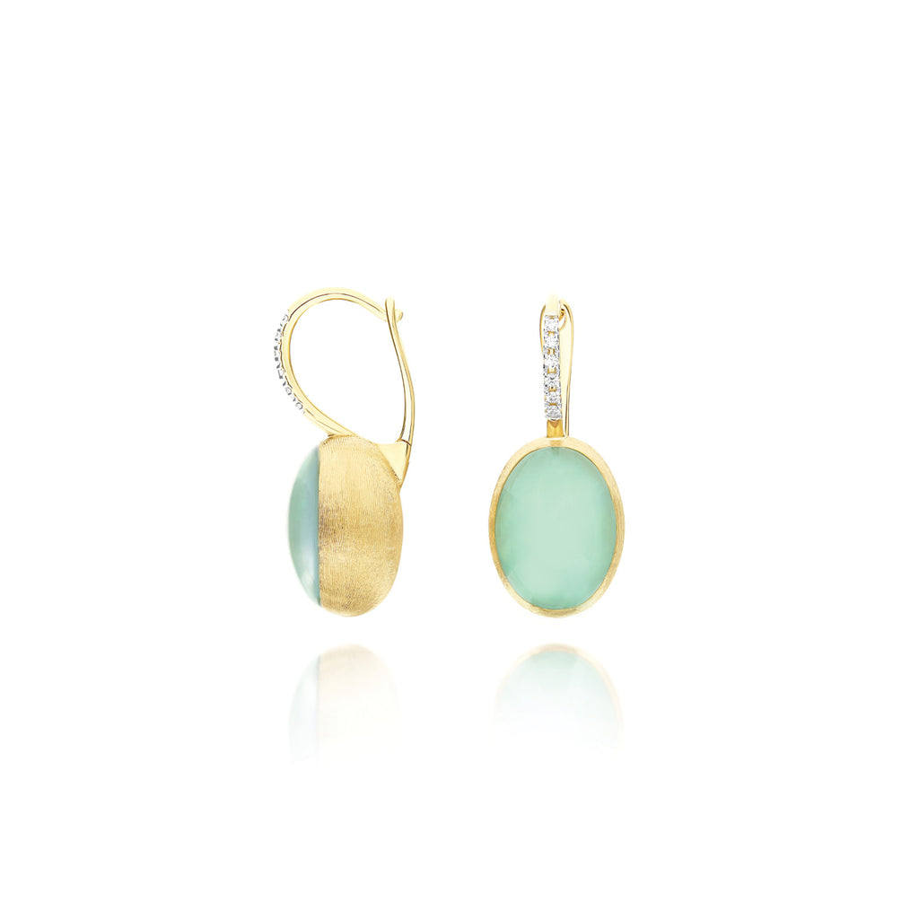 Nanis Boules Ohrhänger (OS8-609) aus Gelbgold mit Diamant