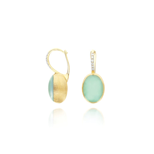 Nanis Boules Ohrhänger (OS8-609) aus Gelbgold mit Diamant