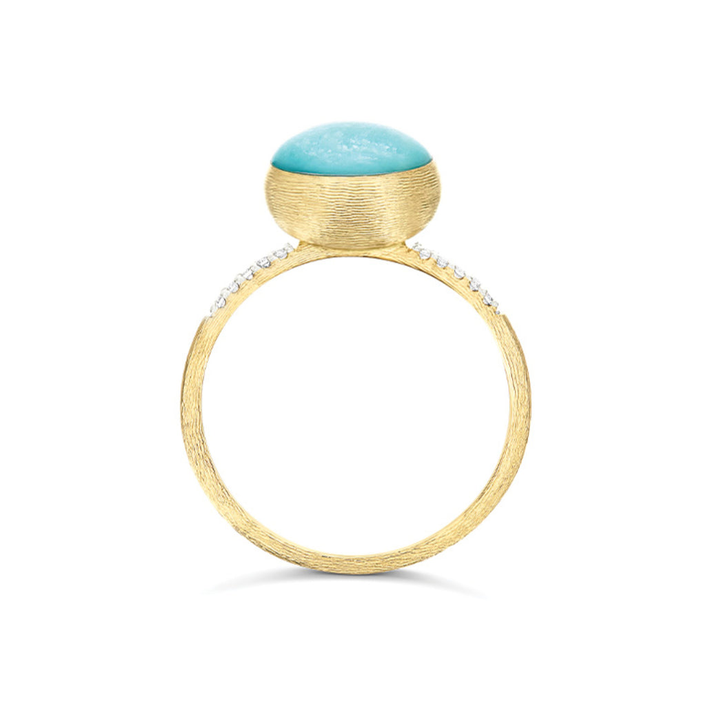 Nanis Boules Ring (AS1-609) aus Gelbgold mit Diamant