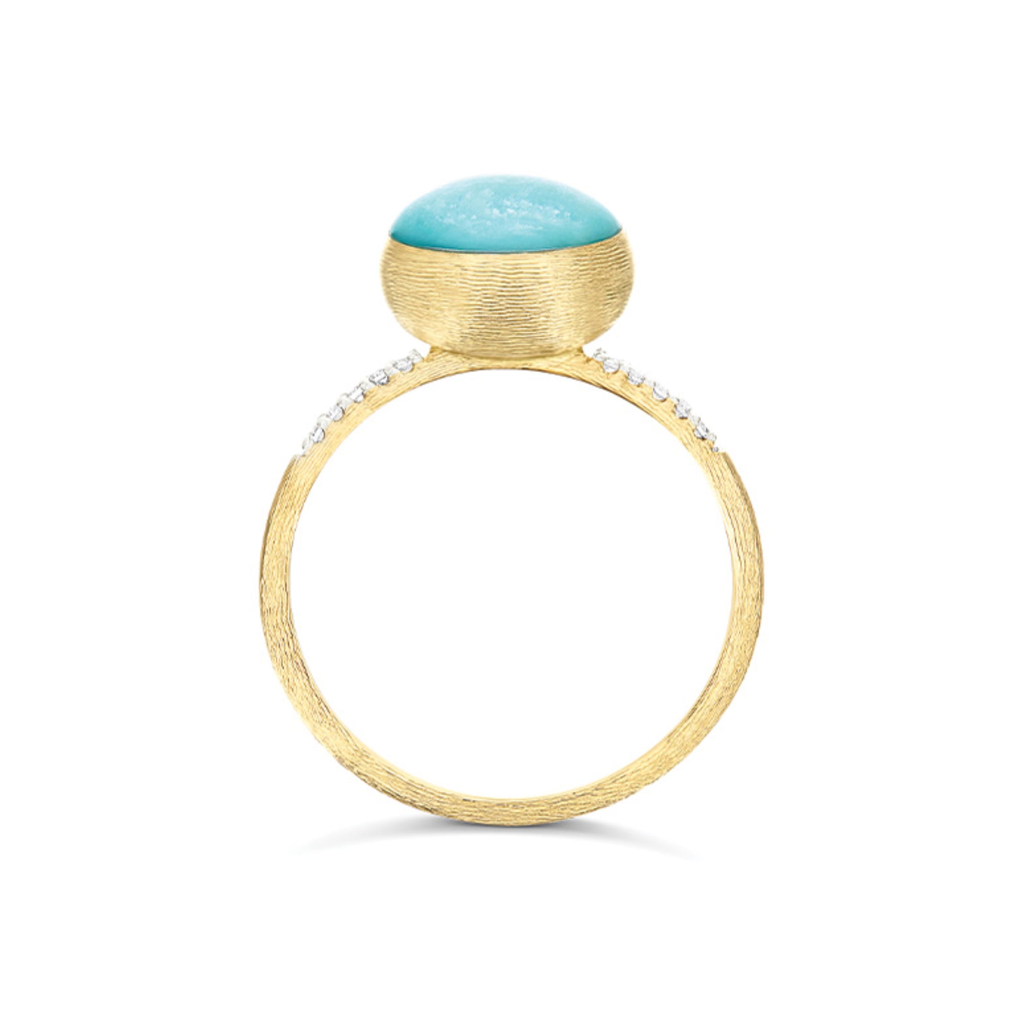 Nanis Boules Ring (AS1-609) aus Gelbgold mit Diamant